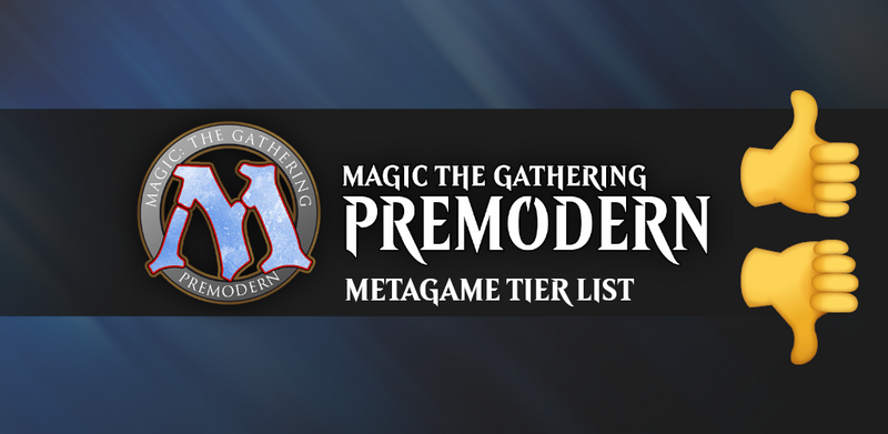 Premodern Metagame Tier list