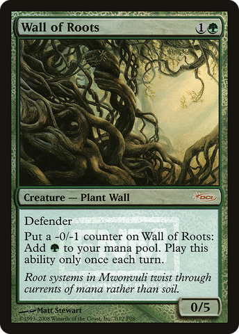 Wall of Roots [Friday Night Magic 2008] - The Mythic Store | 24h Order Processing