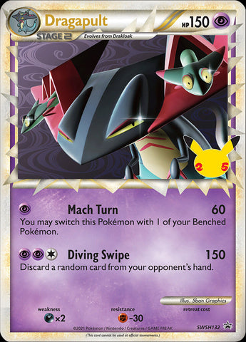 Dragapult (SWSH132) (Jumbo Card) [Sword & Shield: Black Star Promos] - The Mythic Store | 24h Order Processing