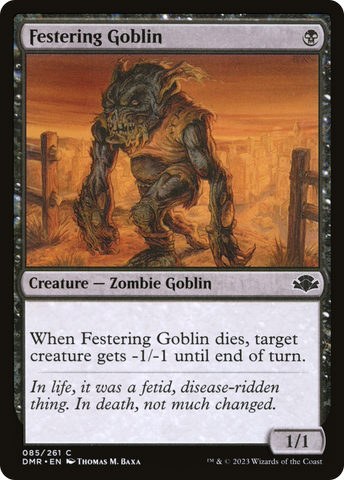 Festering Goblin [Dominaria Remastered] - The Mythic Store | 24h Order Processing