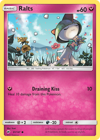 Ralts (91/147) [Sun & Moon: Burning Shadows] - The Mythic Store | 24h Order Processing
