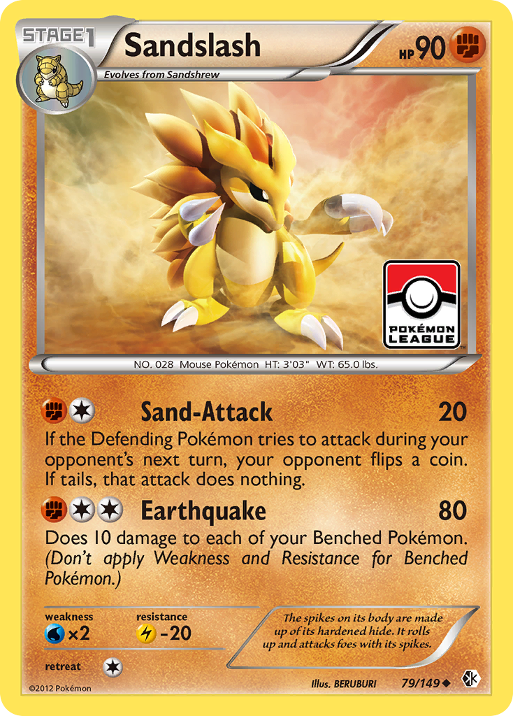 Sandslash (79/149) [Black & White: Boundaries Crossed] - The Mythic Store | 24h Order Processing