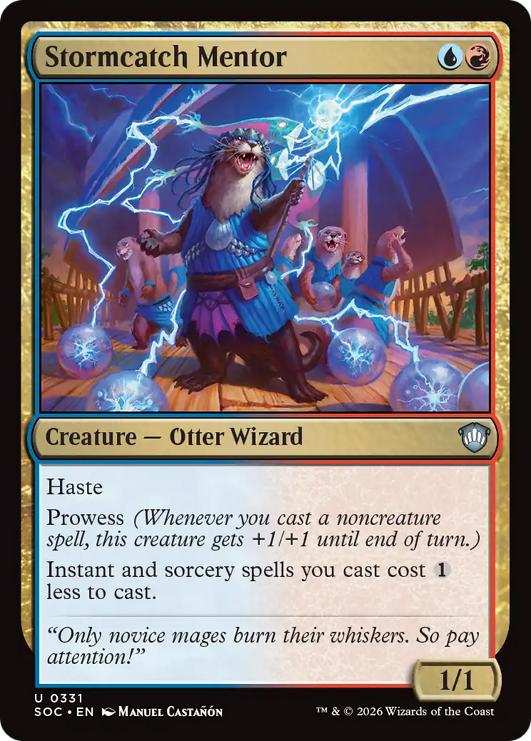 Stormcatch Mentor [Secrets of Strixhaven Commander] - The Mythic Store | 24h Order Processing