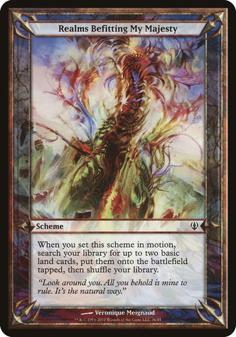 Realms Befitting My Majesty (Schemes) [Archenemy Schemes] - The Mythic Store | 24h Order Processing