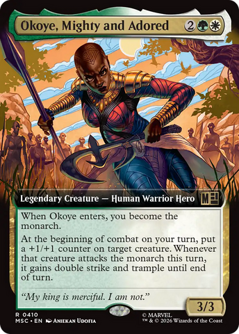 Okoye, Mighty and Adored (Extended Art) [Marvel Super Heroes Commander] - The Mythic Store | 24h Order Processing