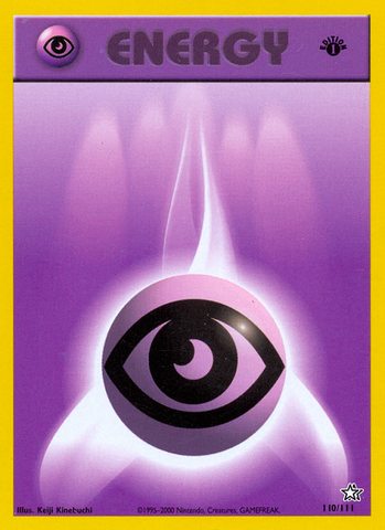 Psychic Energy (110/111) [Neo Genesis 1st Edition] - The Mythic Store | 24h Order Processing