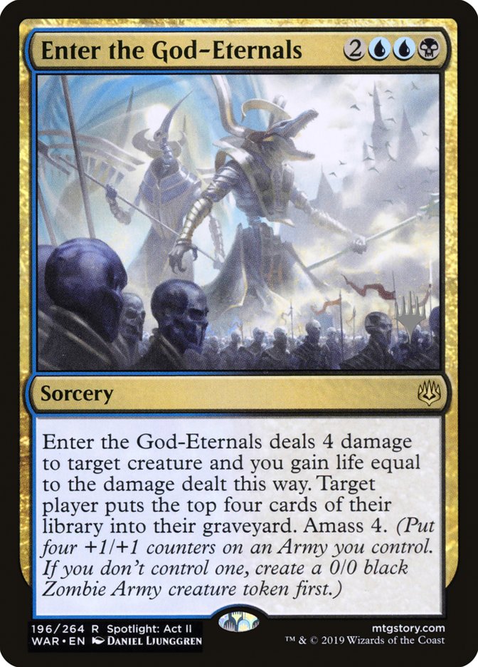 Enter the God-Eternals (Promo Pack) [War of the Spark Promos] - The Mythic Store | 24h Order Processing