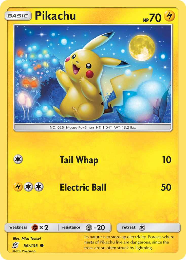 Pikachu (56/236) [Sun & Moon: Unified Minds] - The Mythic Store | 24h Order Processing