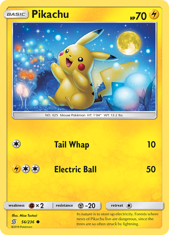 Pikachu (56/236) [Sun & Moon: Unified Minds] - The Mythic Store | 24h Order Processing
