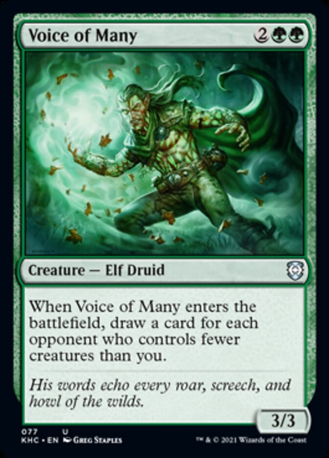 Voice of Many [Kaldheim Commander] - The Mythic Store | 24h Order Processing