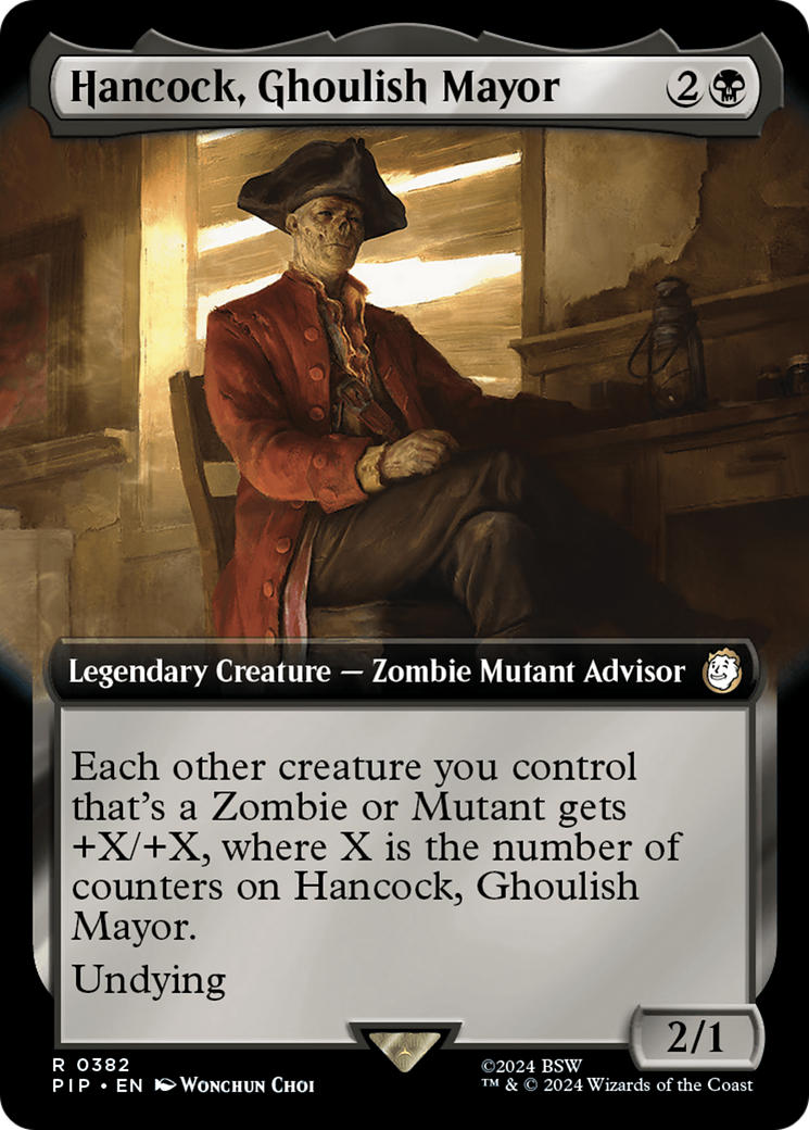 Hancock, Ghoulish Mayor (Extended Art) [Fallout] - The Mythic Store | 24h Order Processing