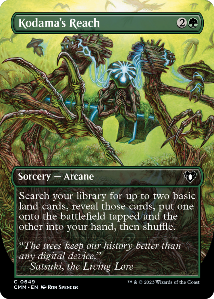 Kodama's Reach (Borderless Alternate Art) [Commander Masters] - The Mythic Store | 24h Order Processing