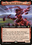 Laelia, the Blade Reforged (Extended Art) [Commander 2021] - The Mythic Store | 24h Order Processing