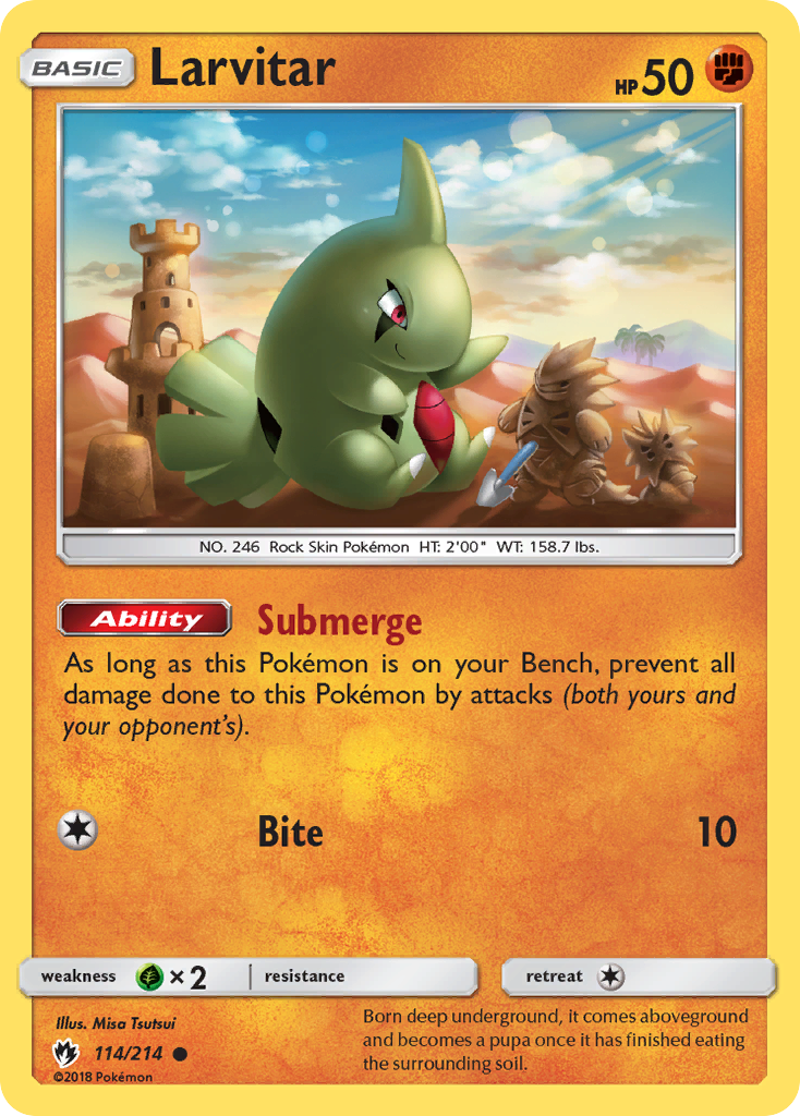 Larvitar (114/214) [Sun & Moon: Lost Thunder] - The Mythic Store | 24h Order Processing
