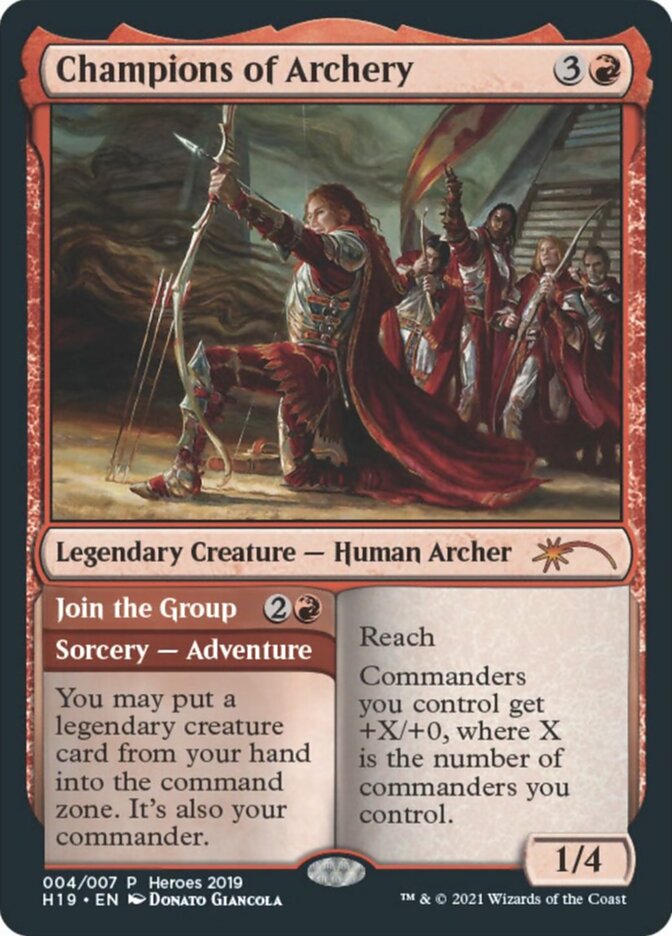 Champions of Archery // Join the Group [Heroes of the Realm 2019] - The Mythic Store | 24h Order Processing