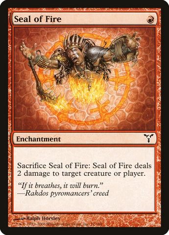 Seal of Fire [Dissension] - The Mythic Store | 24h Order Processing
