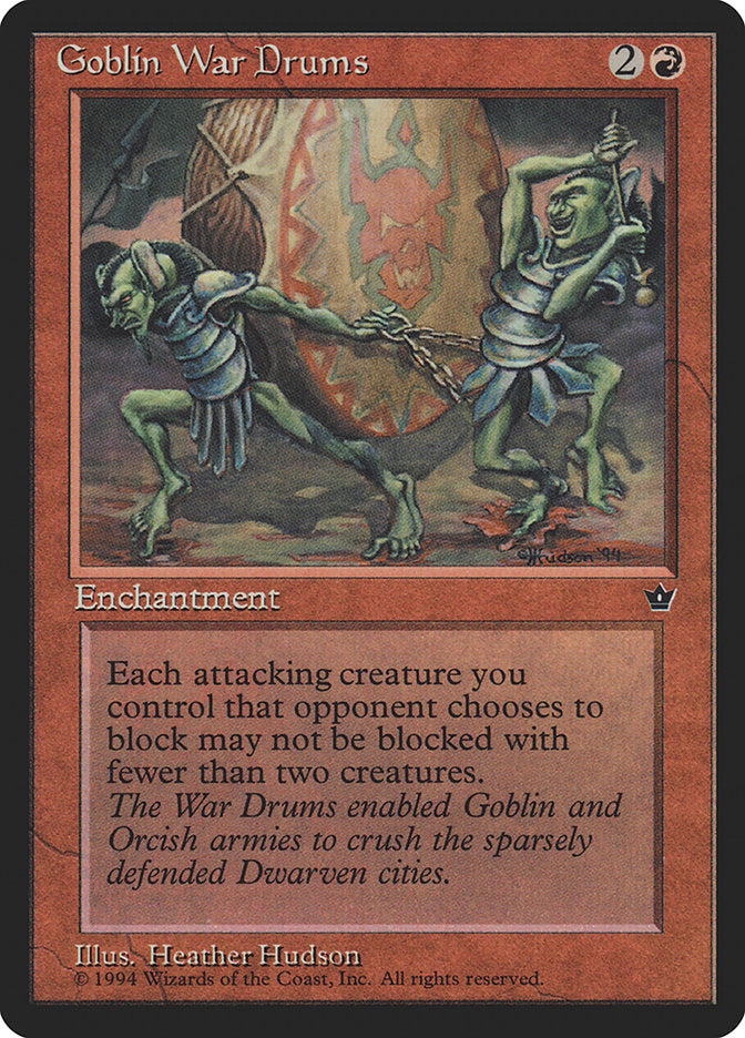 Goblin War Drums (Heather Hudson) [Fallen Empires] - The Mythic Store | 24h Order Processing