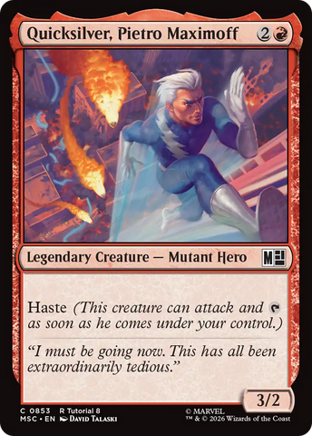 Quicksilver, Pietro Maximoff (0853) [Marvel Super Heroes Commander] - The Mythic Store | 24h Order Processing
