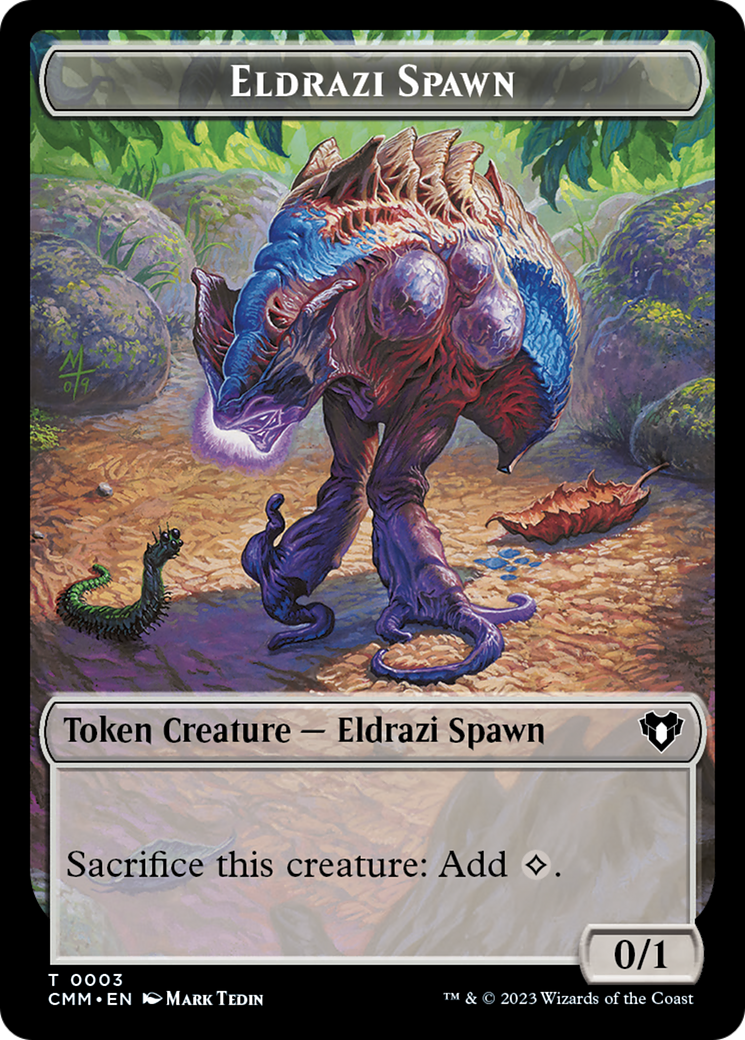 Eldrazi Spawn // Construct (0042) Double-Sided Token [Commander Masters Tokens] - The Mythic Store | 24h Order Processing