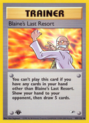 Blaine's Last Resort (105/132) [Gym Heroes 1st Edition] - The Mythic Store | 24h Order Processing
