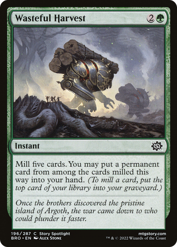 Wasteful Harvest [The Brothers' War] - The Mythic Store | 24h Order Processing