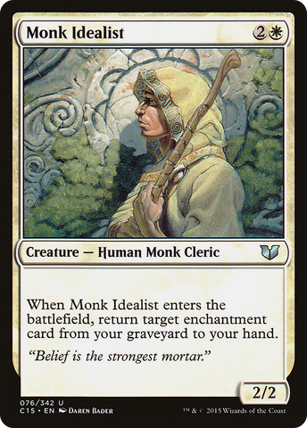 Monk Idealist [Commander 2015] - The Mythic Store | 24h Order Processing