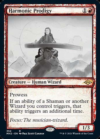Harmonic Prodigy (Sketch) [Modern Horizons 2] - The Mythic Store | 24h Order Processing