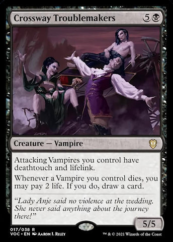 Crossway Troublemakers [Innistrad: Crimson Vow Commander] - The Mythic Store | 24h Order Processing