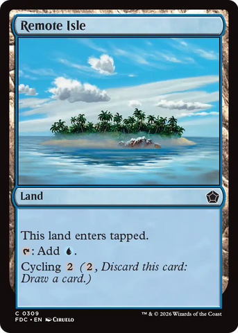 Remote Isle [Foundations Commander] - The Mythic Store | 24h Order Processing
