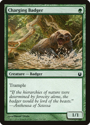 Charging Badger [Born of the Gods] - The Mythic Store | 24h Order Processing