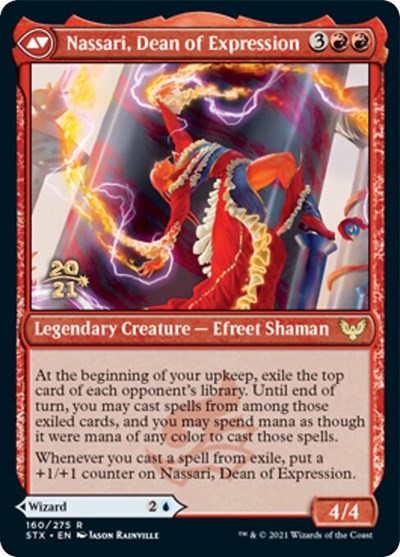 Uvilda, Dean of Perfection // Nassari, Dean of Expression [Strixhaven: School of Mages Prerelease Promos] - The Mythic Store | 24h Order Processing