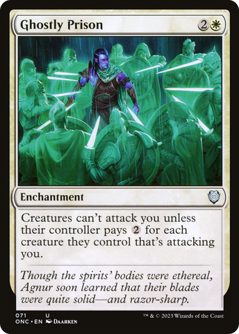 Ghostly Prison [Phyrexia: All Will Be One Commander] - The Mythic Store | 24h Order Processing