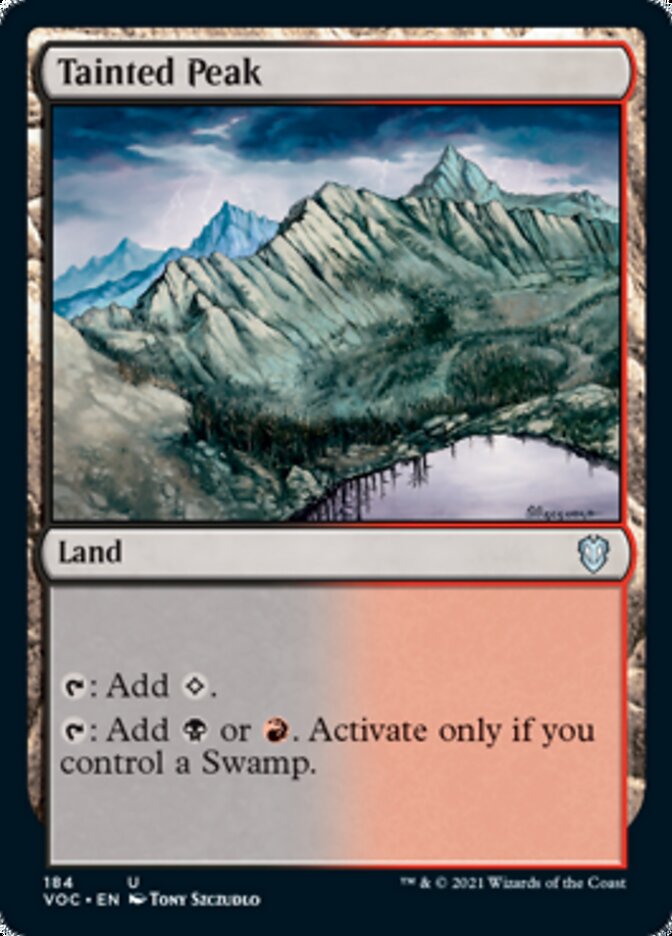 Tainted Peak [Innistrad: Crimson Vow Commander] - The Mythic Store | 24h Order Processing