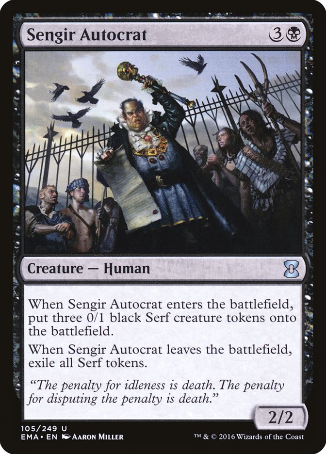 Sengir Autocrat [Eternal Masters] - The Mythic Store | 24h Order Processing