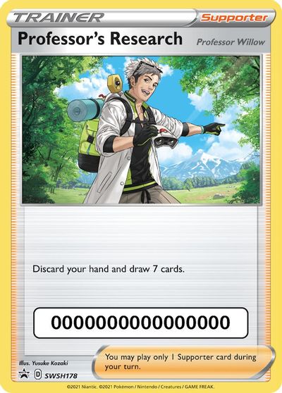 Professor's Research (SWSH178) (Pokemon Go Code) [Sword & Shield: Black Star Promos] - The Mythic Store | 24h Order Processing