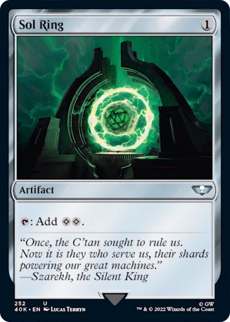 Sol Ring (252) (Surge Foil) [Warhammer 40,000] - The Mythic Store | 24h Order Processing