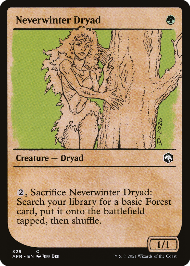 Neverwinter Dryad (Showcase) [Dungeons & Dragons: Adventures in the Forgotten Realms] - The Mythic Store | 24h Order Processing