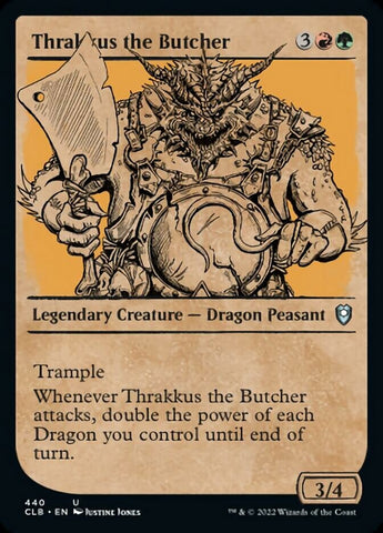 Thrakkus the Butcher (Showcase) [Commander Legends: Battle for Baldur's Gate] - The Mythic Store | 24h Order Processing