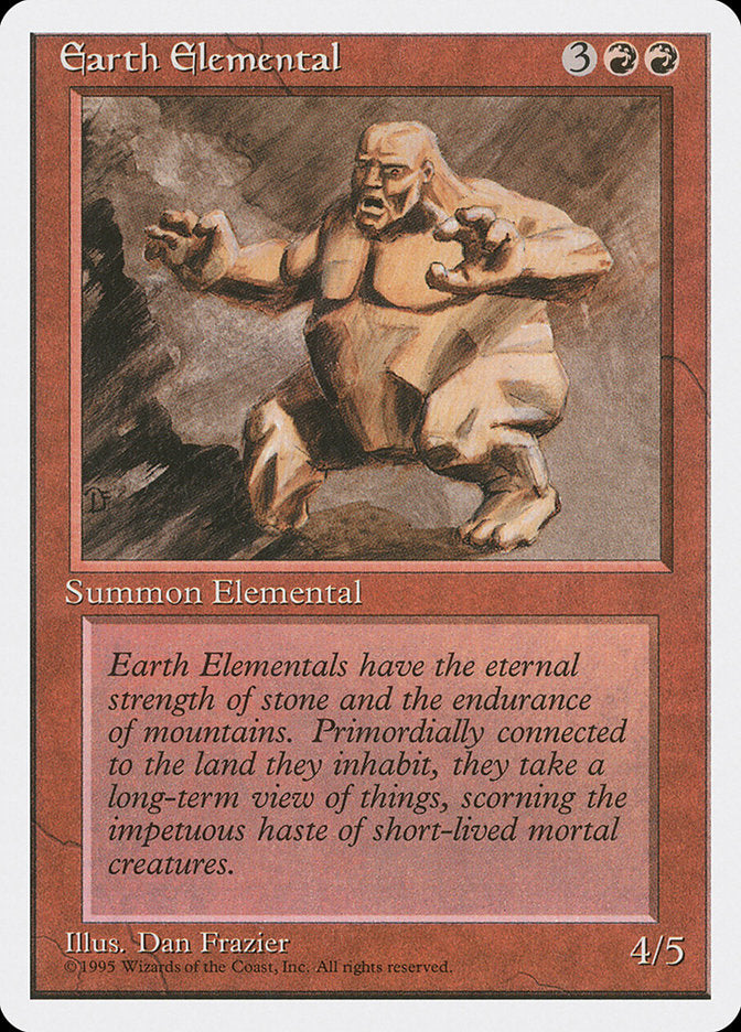 Earth Elemental [Fourth Edition] - The Mythic Store | 24h Order Processing