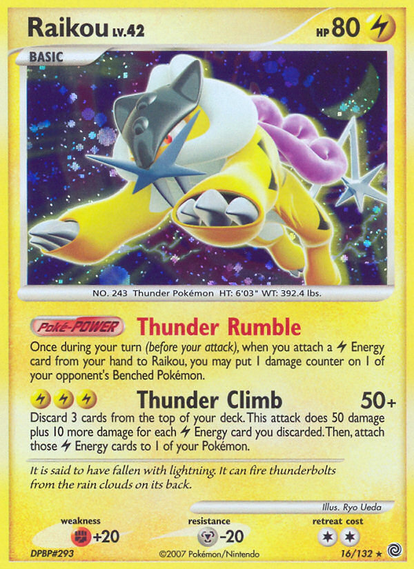 Raikou (16/132) [Diamond & Pearl: Secret Wonders] - The Mythic Store | 24h Order Processing