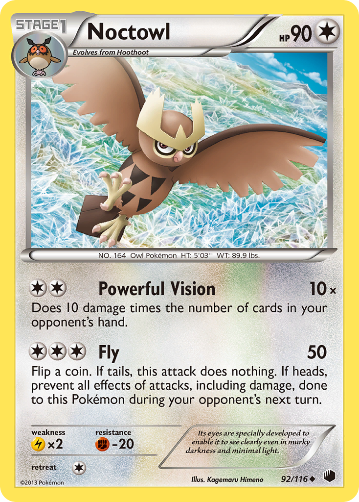 Noctowl (92/116) [Black & White: Plasma Freeze] - The Mythic Store | 24h Order Processing