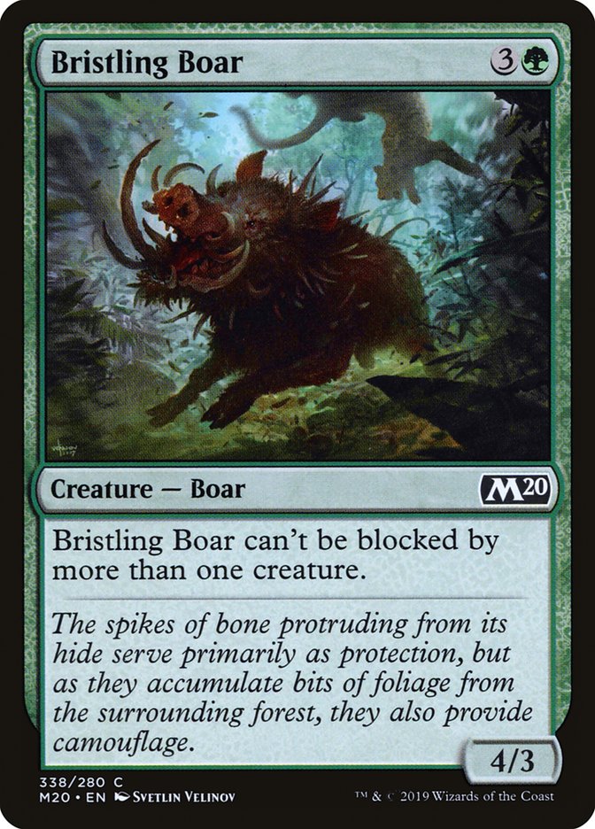 Bristling Boar [Core Set 2020] - The Mythic Store | 24h Order Processing