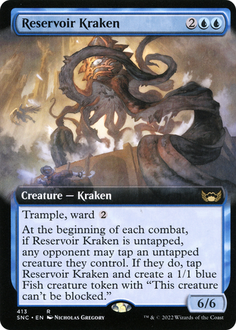 Reservoir Kraken (Extended Art) [Streets of New Capenna] - The Mythic Store | 24h Order Processing