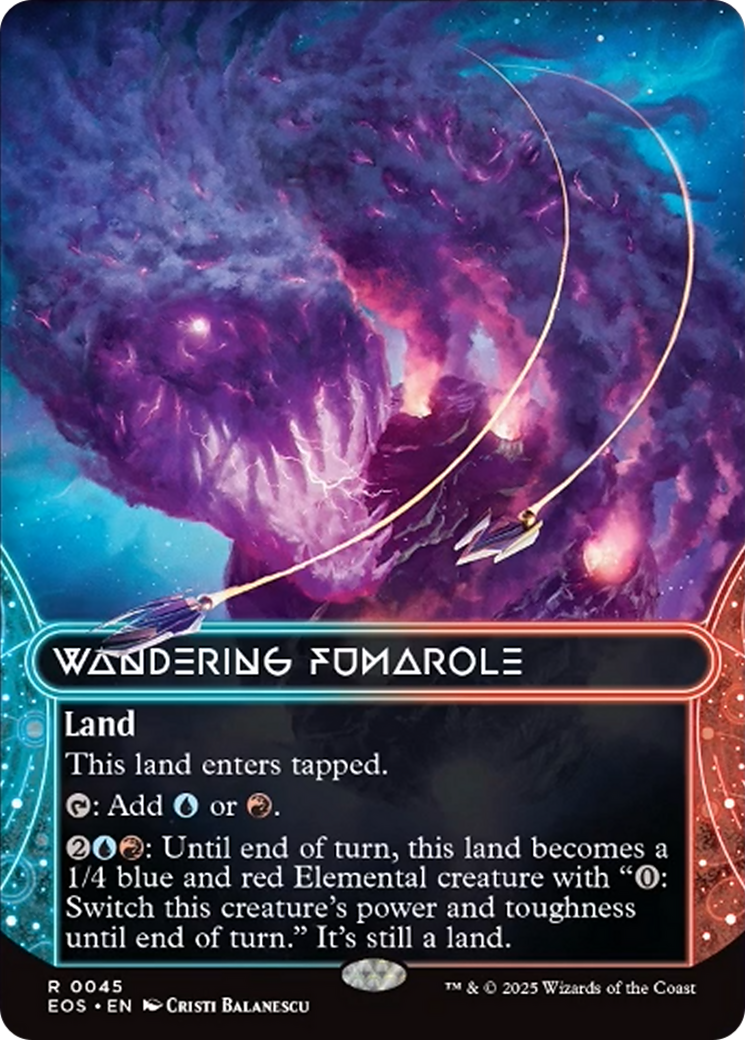 Wandering Fumarole (0045) (Borderless) [Edge of Eternities: Stellar Sights] - The Mythic Store | 24h Order Processing