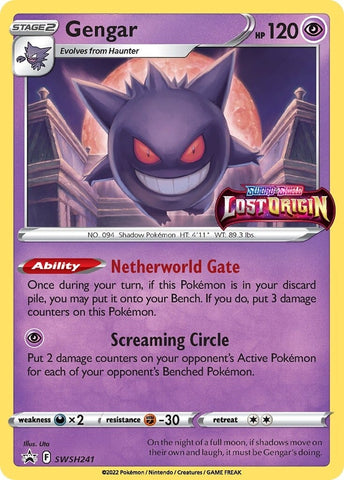 Gengar (SWSH241) [Sword & Shield: Black Star Promos] - The Mythic Store | 24h Order Processing