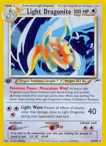 Light Dragonite (14/105) [Neo Destiny 1st Edition] - The Mythic Store | 24h Order Processing