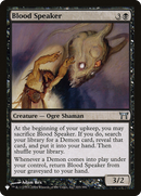 Blood Speaker [The List] - The Mythic Store | 24h Order Processing