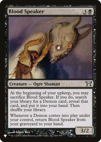 Blood Speaker [The List] - The Mythic Store | 24h Order Processing