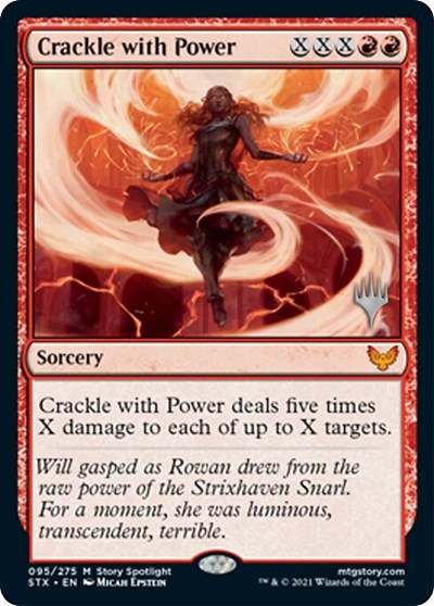 Crackle with Power (Promo Pack) [Strixhaven: School of Mages Promos] - The Mythic Store | 24h Order Processing