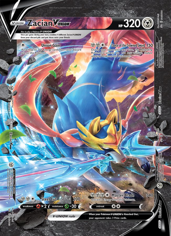 Zacian V-Union (Jumbo Card) [Sword & Shield: Black Star Promos] - The Mythic Store | 24h Order Processing